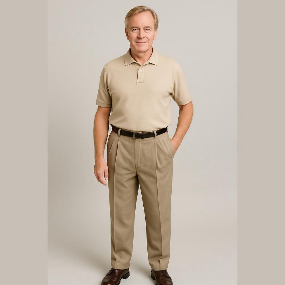 Crossings Tan Dress Pants - Men's 38x32